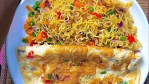 Noodles with Egg and Vegetables