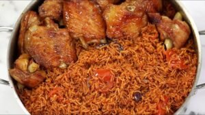 Jollof Rice with Chicken